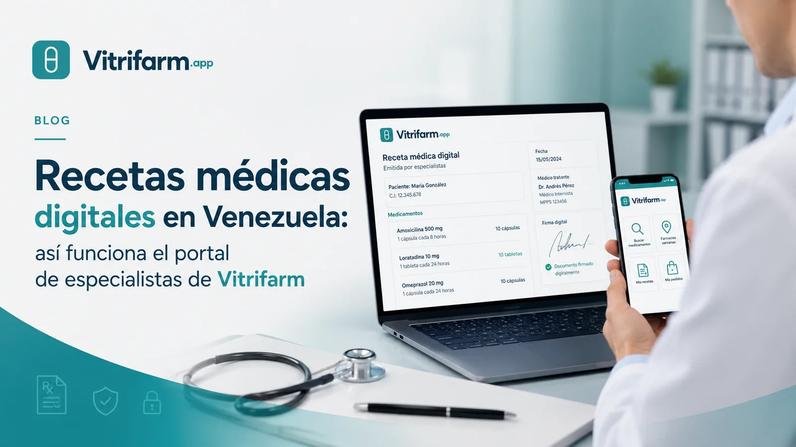 Recetas médicas digitales en Venezuela: así funciona el portal de especialistas de Vitrifarm