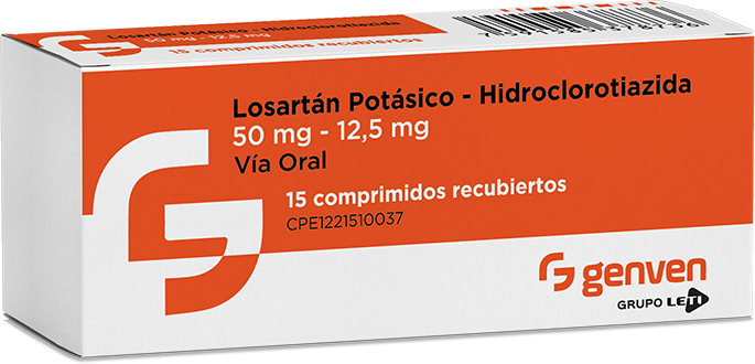 Losartan Potasico 50 MG x 60 Tab Genven