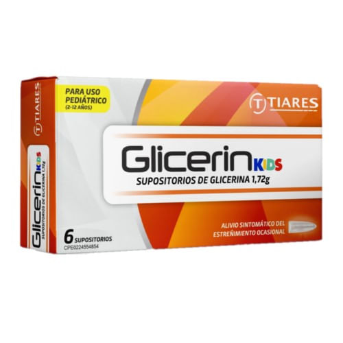 Supositorios de Glicerina 1.72 G Kids Tiares