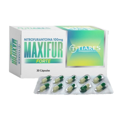 Maxifur Nitrofurantoina 100MG x 30 Cap Tiares
