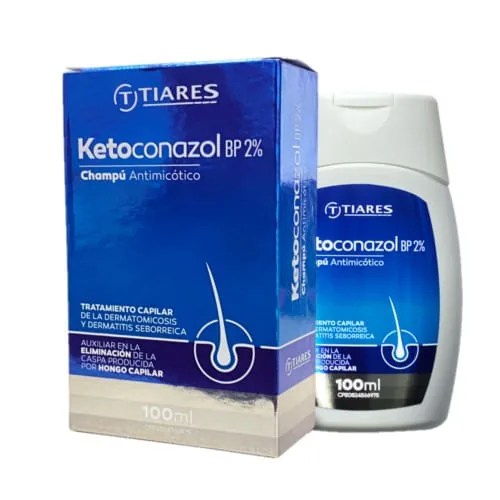 Champu Ketoconazol 2% Antimicotico x 100