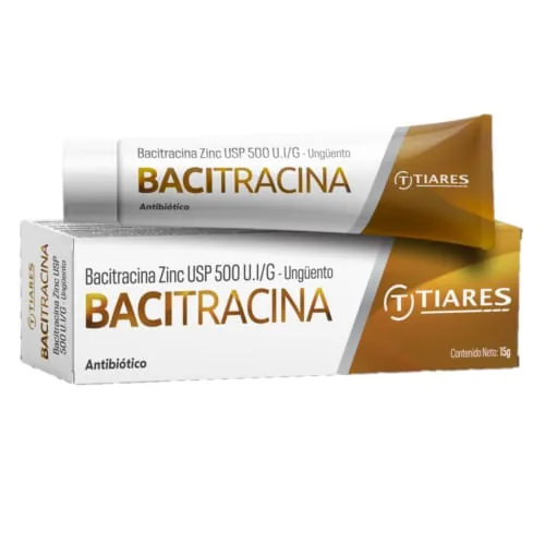 Bacotracina Ung 500UI 25GR Tiares