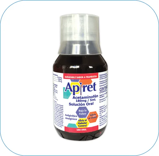 Apiret 180MG/5ML x 60ML Sol Oral Oftalmi