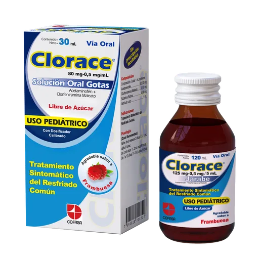 Clorace 80MG-0.5MG/ml x 30ML Gotas Cofasa