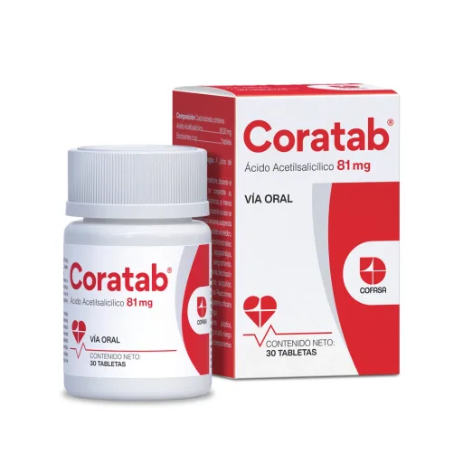 Coratab 81MG x 30Tab Cofasa