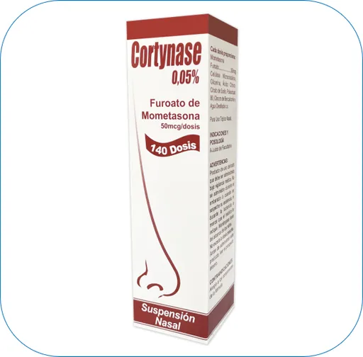 Cortynase 0.05% 50MCG x 80 Dosis Susp Nasal Oftalmi