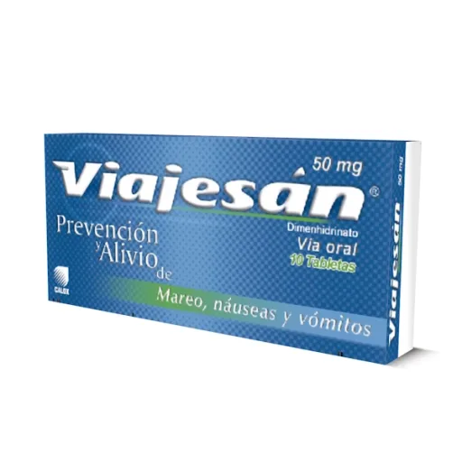 Viajesan 50MG x 10 Tab Calox