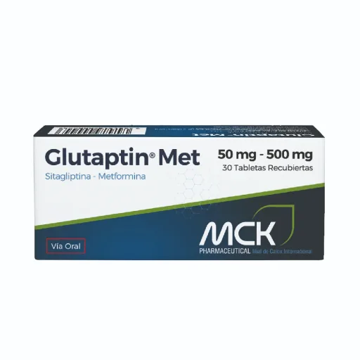 Glutaptin Met 50MG/500MG x 30Tab Mck Calox