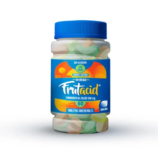 Frutacid 500MG x 60 Tabletas Masticables Calox