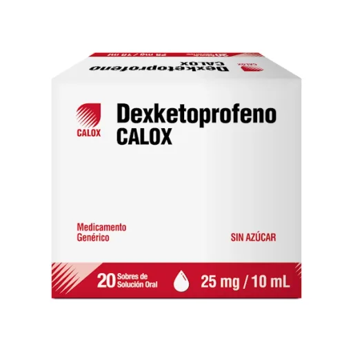 Dexketoprofeno 25MG/10 ML x 1 Sobre Calox