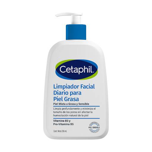 Cetaphil Limpiador Facial Diario para Piel Grasa x 237ML Galderma