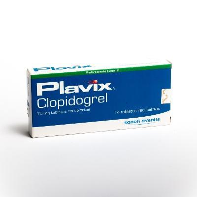 Plavix 75MG x 14 Comprimidos Recubiertos Sanofi / Calox