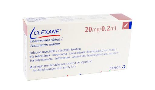 Clexane 20MG/0.2ML Sol Iny S.c Jeringa Prellenada Sanofi / Front