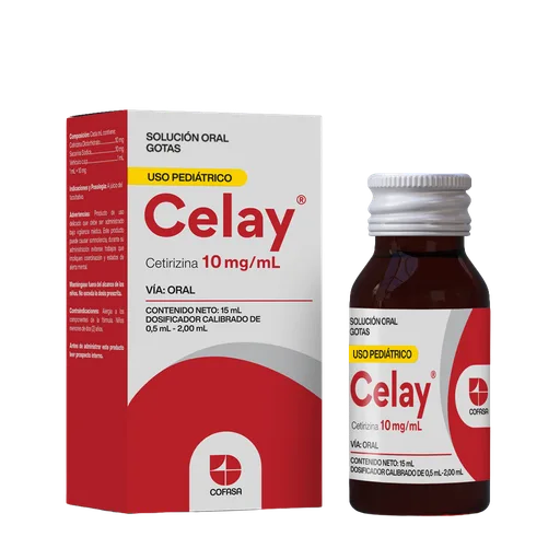 Celay 10MG/ml Sol Oral Gotas Pediatrico 15ML Cofasa