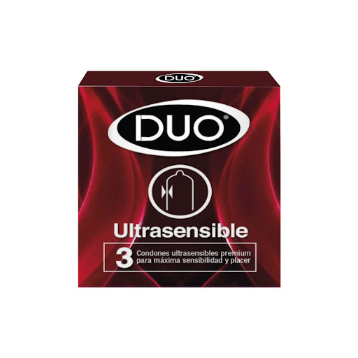 Preservativo Duo Ultrasensible x 3 Unidades Duo