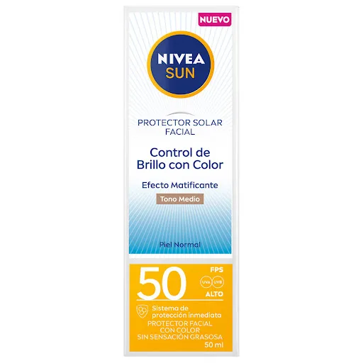 Nivea Sun Prot Solar Tono Medio x 50ML Nivea