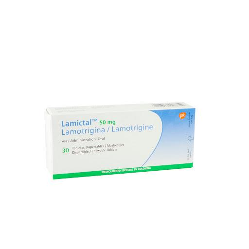 Lamictal 50MG x 30 Tabletas Masticables