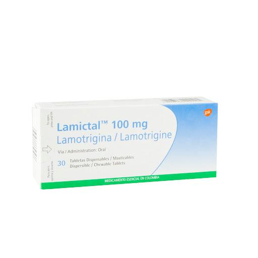 Lamictal 100MG x 30 Tabletas Masticables