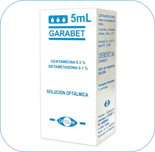 Garabet 0.3%-0.1% x 5ML Sol Oft Oftalmi