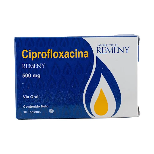 Ciprofloxacina 500MG x 10 Tabletas Blist