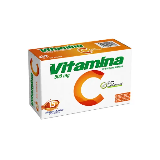 Vitamina C 500MG x 50 Cap la Fuente de la Salud
