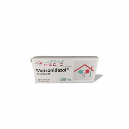 Metronidazol 500 MG x 10 Tab Lattan Medi