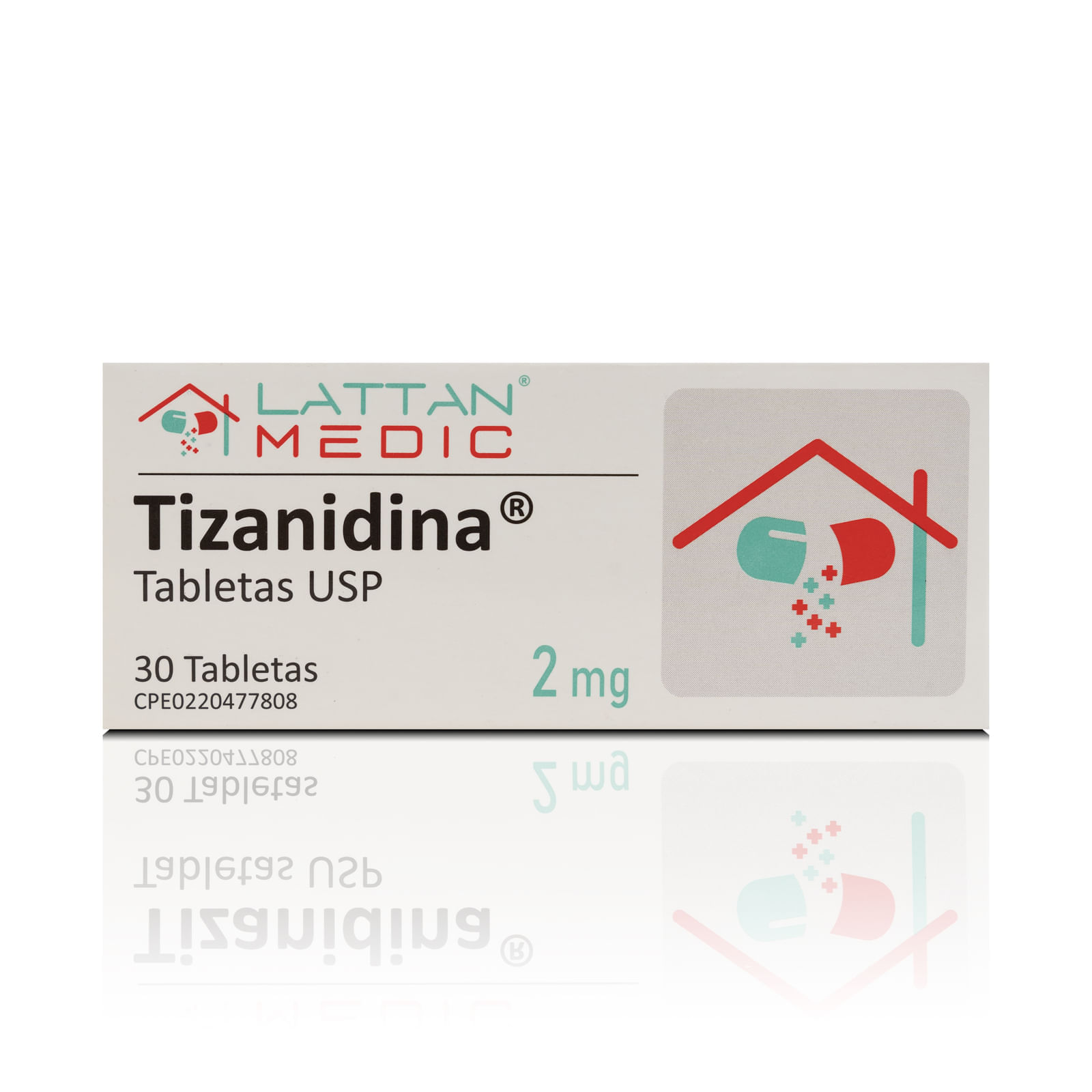 Tizanidina 2MG x 30 Tabletas Lattan