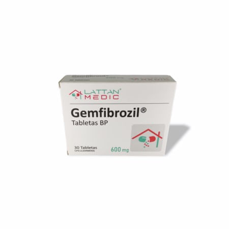 Gemfibrozil R 600MG x 30 Tab Lattan Medi
