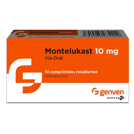 Montelukast 10 MG x 10 Tab Kmplus