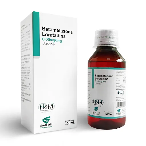 Betametasona 0.05MG/loratadina 1MG x 100ML H&m