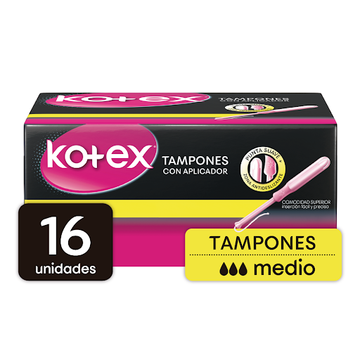 Kotex Tampones con Aplicador Discretos x 8 Unds Dimassi