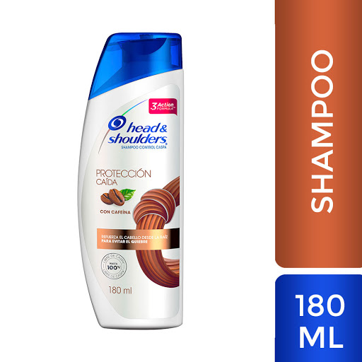 Shampoo Head&shoulders Proteccion Caida con Cafeina x 180ML P&g
