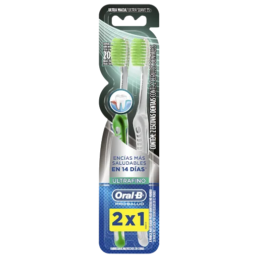 Cepillo Dental Oral B Ultra Fino x 2Unid P G