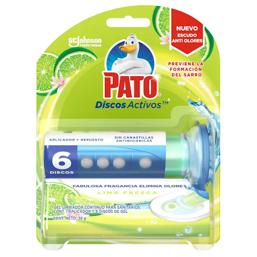 Pato Purif Disco Activo Limon x 6 Discos Sc Johnson