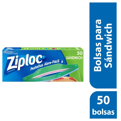 Ziploc Sandw x 50Unid Sc Johnson