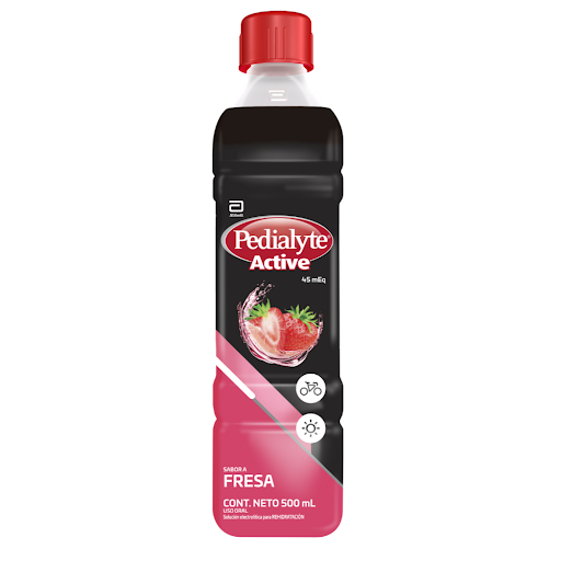 Pedialyte Zinc 45 Sabor Fresa x 500ML Abbott / Fronte