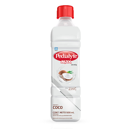 Pedialyte Zinc 60 Meq Sabor Coco x 500ML Abbott / Front