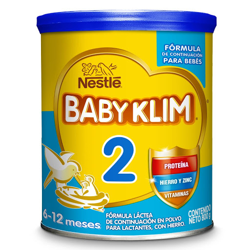 Leche Babyklim Etapa 2 6-12 Meses x 800G Nestle / Fronte