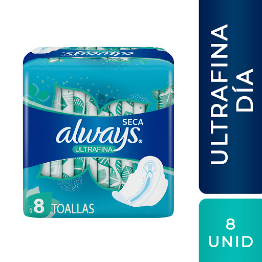 Toallas Sanitarias Always Ultrafina - Malla x 8 Unds P&g