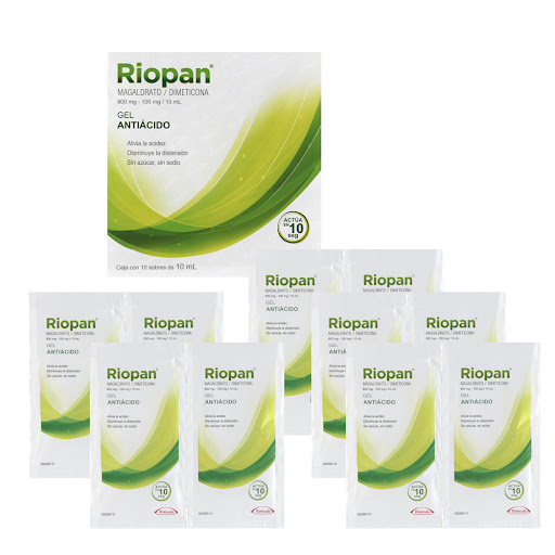 Riopan Gel Antiacido 100MG Sobre x 10ML Takedan