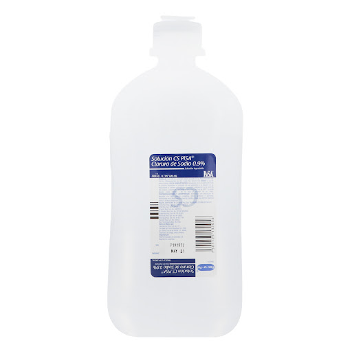 Solucion Fisiologica Cloruro de Sodio 0.9% x 500ML