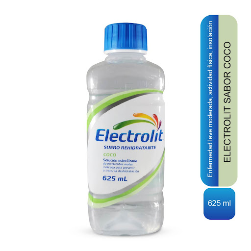 Electrolit Suero Rehidratante Sabor Coco x 625ML Pisa / Fronte