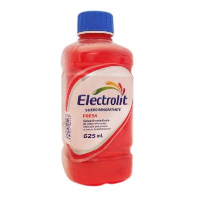 Electrolit Suero Rehidratante Sabor Fresa x 625ML Pisa / Fronte