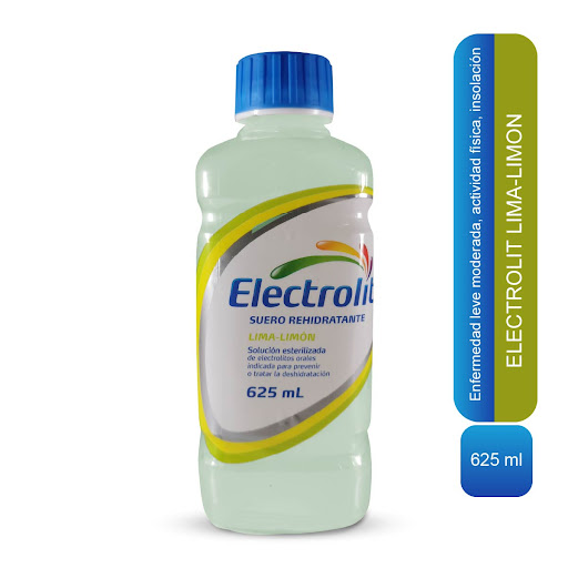 Electrolit Suero Rehidratante Sabor Lima-limon x 625ML Pisa / Fronte