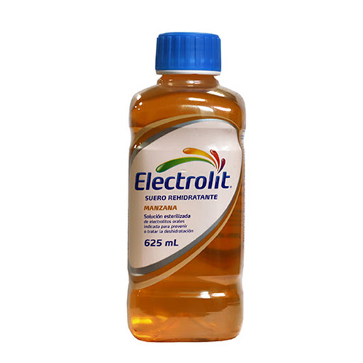 Electrolit Suero Rehidratante Sabor Manzana x 625ML Pisa / Fronte