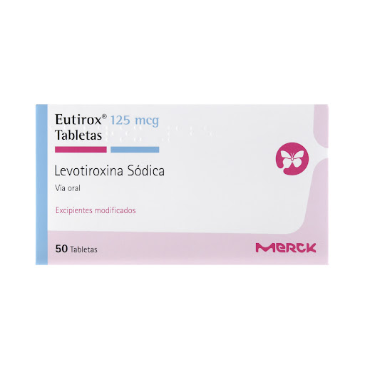 Eutirox 125MCG x 50 Tabletas Merck / Fronte