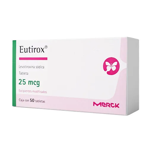 Euthyrox 25MCG x 50 Tab Merck