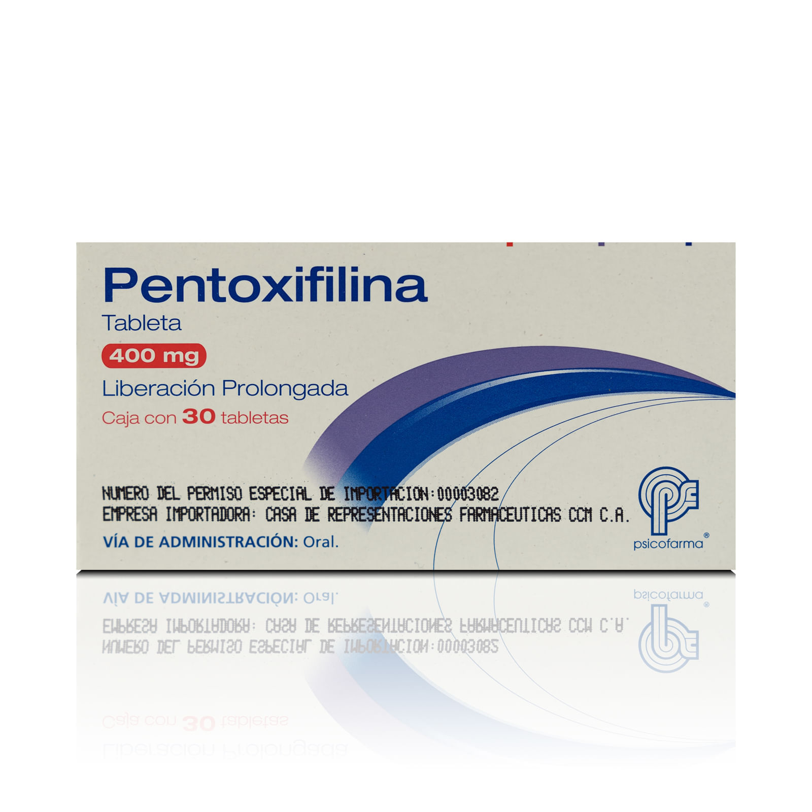 Pentoxifilina 400MG x 30 Tabletas Psicof