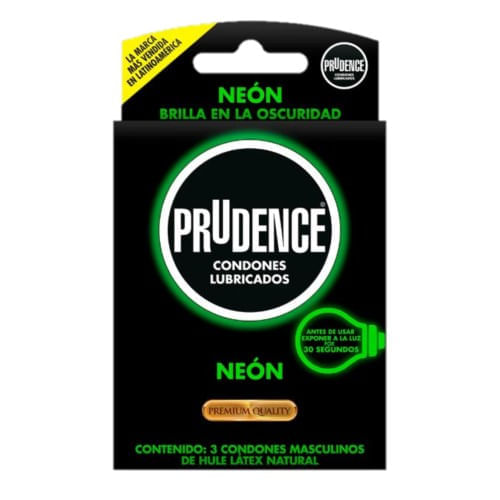 Preservativos Neon x 3 Und Prudence