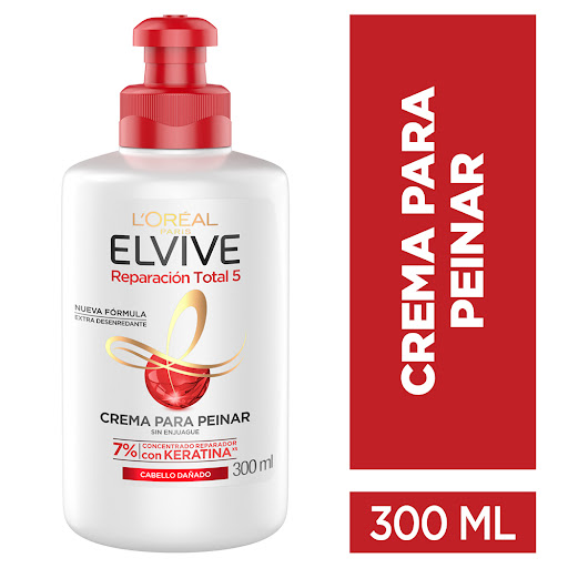 Elvive Crema para Peinar Reparacion Total 5 x 300 ML Loreal